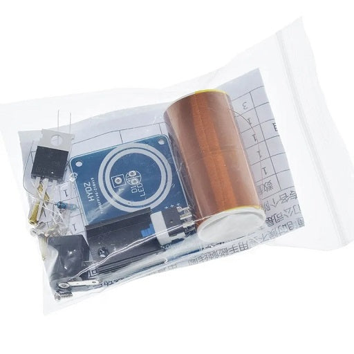 Kit Educativo Mini Bobina de Tesla BD243 9V ~ 12V DC, Ferretrónica
