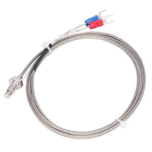 Termocupla Industrial RTD Tipo J de 0 °C ~ 600 °C Con Sonda de Tornillo M6, Ferretrónica