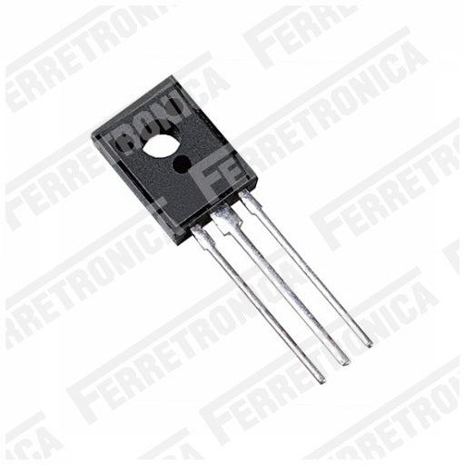 BD135 Transistor BJT NPN 45V - 1.5A TO-126, Ferretrónica