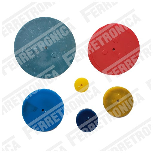 KIT Set Juego de Poleas Plasticas x 6 Piezas, Ferretrónica