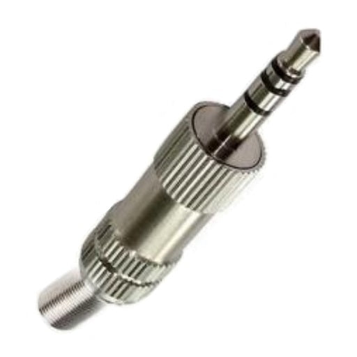 Plug Triestereo 3.5mm Macho con Carcaza Metalica Tri Stereo, Ferretrónica