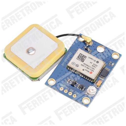 modulo gps neo6m, ferretrónica