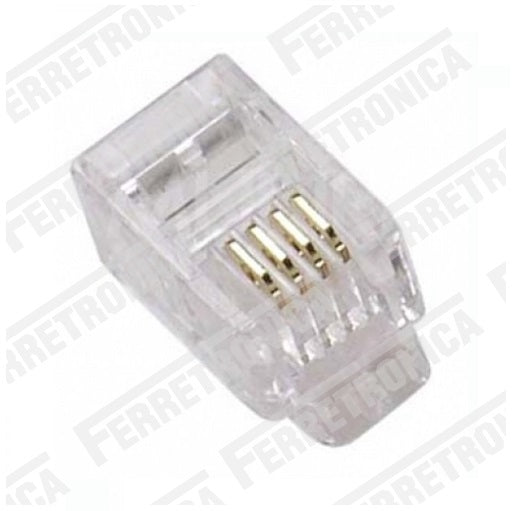 plug telefonico rj9 de ponchar, ferretrónica