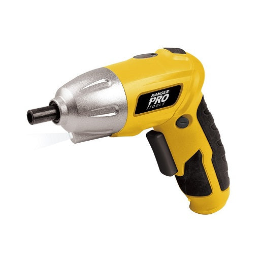 Destornillador Inalambrico Ranger PRO con 12 Piezas - Atornillador de 220 RPM Compacto, Ferretrónica