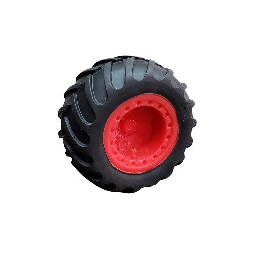 Llanta en Goma Para Proyectos 38 mm x 19 mm Eje 2 mm, Ferretrónica