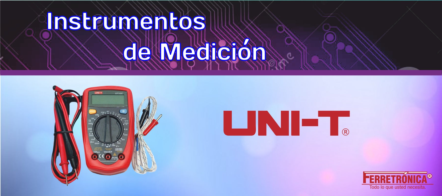 instrumentos de medición multimetros pinza amperimetrica capacimetro osciloscopio, ferretrónica