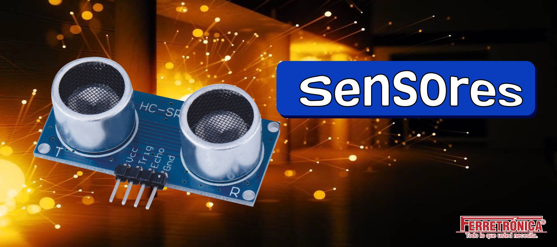 sensores temperatura humedad distancia gas arduino, ferretrónica