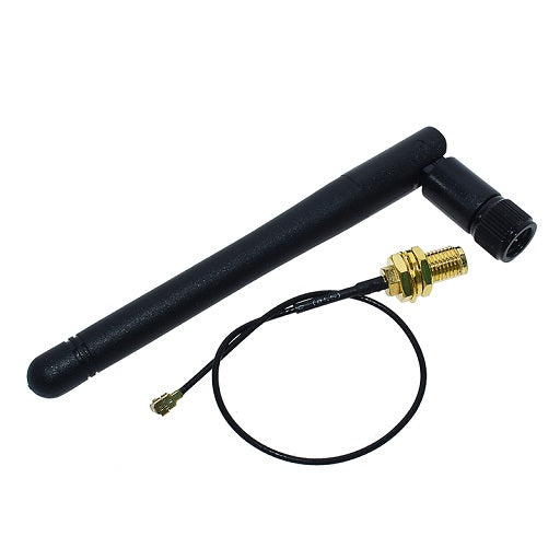 Antena WiFi + Cable Adaptador SMA a IPX ESP8266 - ESP32, Ferretrónica