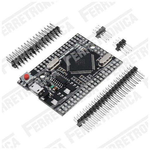 Arduino Mega 2560 PRO CH340 ATMEGA2560 16AU Compatible Mega2560 PRO, Ferretrónica