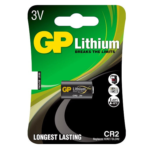 Bateria Alcalina GP CR2 3V Pila de Litio, Ferretrónica