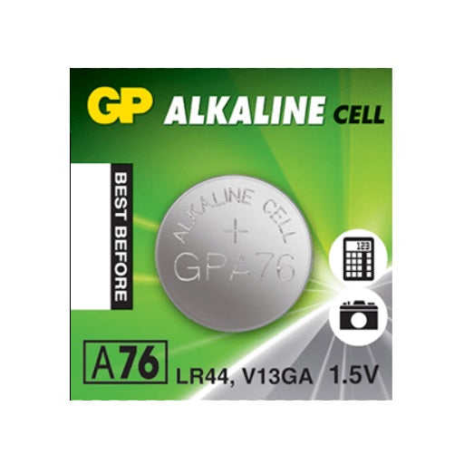 Bateria Alcalina GP LR44 1.5V, Ferretrónica