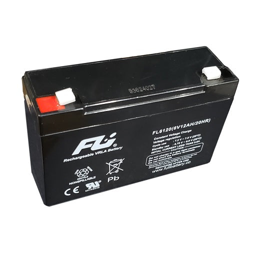 Bateria Seca Sellada 6V - 12A Recargable, Ferretrónica