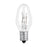 Bombillo Candelabro 120V AC Transparente - Rosca E12 Tipo Vela Aji para Porta Lampara, Roseta, Portalampara de Rosca E-12, Ferretrónica