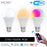 Bombillo Led Inteligente RGB 9W Rosca E27 por WiFi Cmpatible con Smart Life App - Tuya Bombilla Lampara Compatible con Amazon Alexa y Google Home, Ferretrónica
