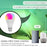Bombillo Led Inteligente RGB 9W Rosca E27 por WiFi Cmpatible con Smart Life App y Tuya Bombilla Lampara Compatible con Amazon Alexa y Google Home, Ferretronica