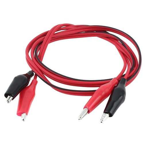 Cable Caiman a Caiman Color Rojo Negro 1 metro Longitud, Ferretrónica
