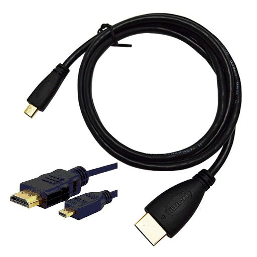 Cable HDMI a Micro HDMI 1080P - 3D - 4K 1 Metro de Longitud, Ferretrónica