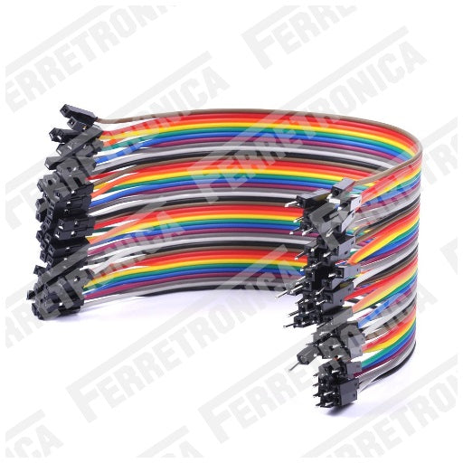 40 Cables Jumpers Dupont Hembra-macho 10cm Para Protoboard | Meses Sin Interés - Foto 7