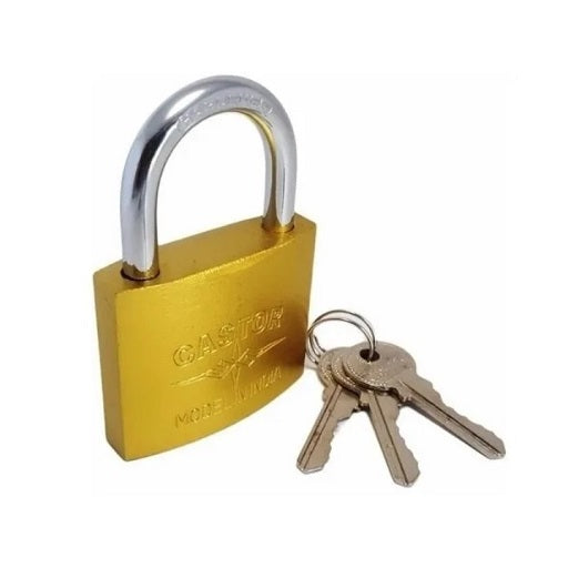 Candado Marca Castor REF 40mm Incluye 3 llaves Candado Castor # 40 , Ferretrónica