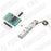 Celda de Carga 10Kg YZC-133 Sensor de Peso con Modulo Conversor Analogo a Digital de 24 Bits HX711, Ferretrónica