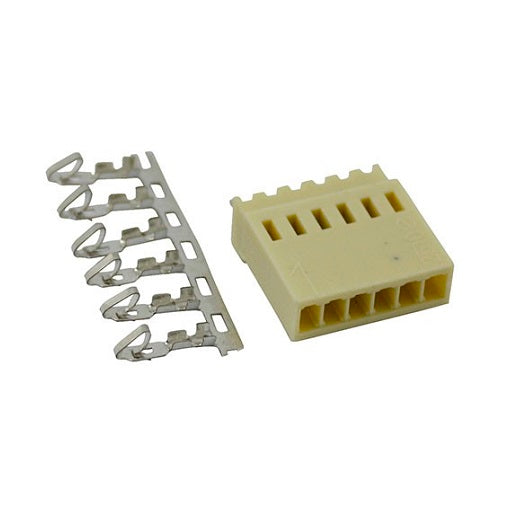 Conector GP de 6 Pines 2.54mm Con Pines Tipo Uñas, Ferretrónica