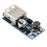Convertidor DC-DC Boost USB 5V - 600mA Elevador Voltaje, Ferretronica