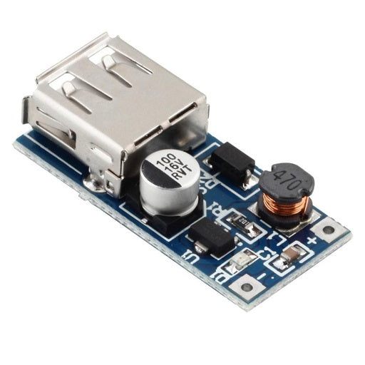 Convertidor DC-DC Boost USB 5V - 600mA Elevador Voltaje, Ferretronica