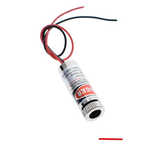 Diodo Laser en Linea Recta 5V - 5mW - 650nm Color Rojo, Ferretronica