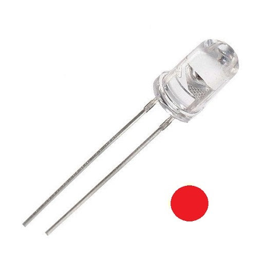 Diodo Led chorro ultrabrillante 5mm amarillo verde azul rojo blanco, ferretronica