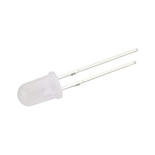 Diodo led difuso 5mm color Blanco, ferretronica