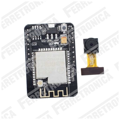 ESP32 CAM Modulo WiFi con Bluetooth y Camara OV2640 2MP ESP32-CAM + Cámara OV2640 ESP 32 CAM, Ferretrónica