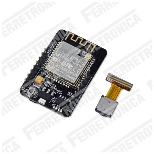 ESP32 CAM Modulo WiFi con Bluetooth y Camara OV2640 2MP ESP 32 CAM ESP 32CAM ESP-32 CAM + Camara OV2640, Ferretrónica