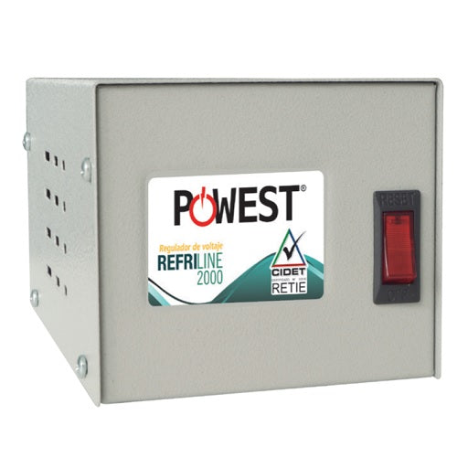 Estabilizador de Voltaje REFRILINE 2000VA - 1200W Powest , Ferretrónica