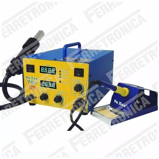 Estación de Soldadura y Calor Marca Ya Xun 702 Original, Ferretrónica