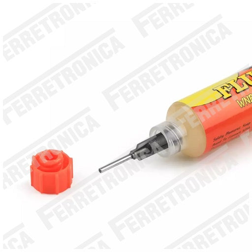 Flux en Pasta para Soldar en Jeringa de 20 gr utilizado en BGA Reballing PCB - SMD PGA, Ferretrónica