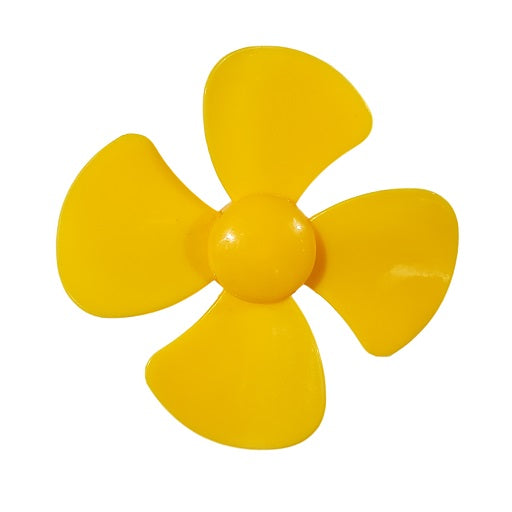 Helice Plastica de 4 Aspas para Proyectos - ø 98 mm, Ferretronica