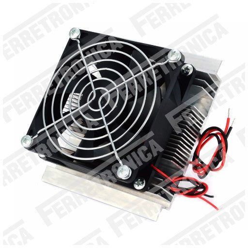 KIT Disipador de Calor Celda Peltier TEC1 - 12706 12V - 6A, Ferretrónica