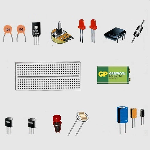 Kit Basico Mister Electronico segunda parte nivel basico estudiantil Mr Electronico, ferretronica