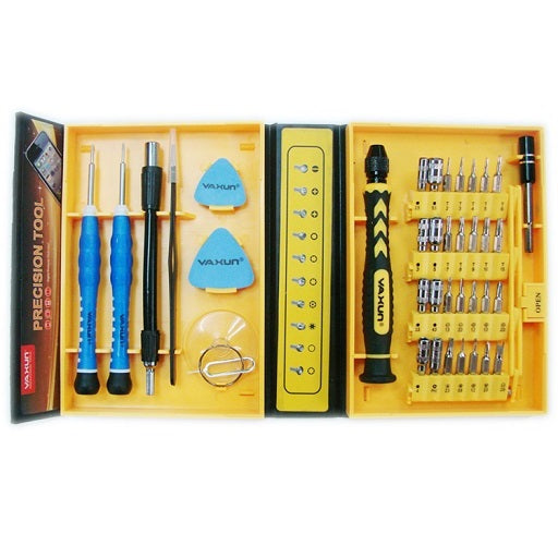 Kit Set de Destornilladores Precision YaXun YX6028A 38 en 1, Ferretronica
