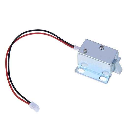 Mini Cerradura Electroimán Solenoide Eléctrico 6V ~ 12V, Ferretronica
