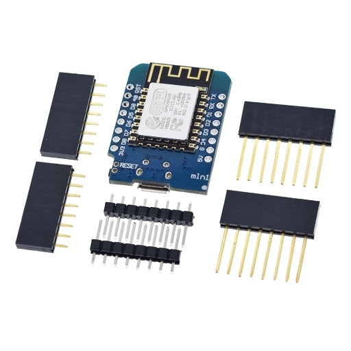 Mini Modulo WiFi ESP8266 WeMos D1 ESP-12 Micro USB 3.3V compatible con IDE de Arduino WiFi ESP12, Ferretronica