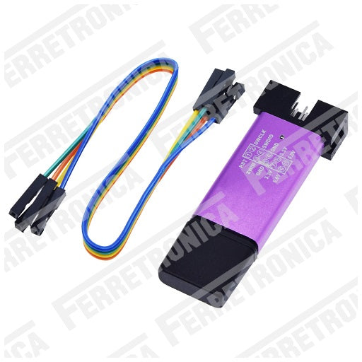 Modulo Programador ST LINK V2 Mini para STM8 - STM32 Simulador ST-LINK Emulador de descarga STLINK V2, Ferretrónica