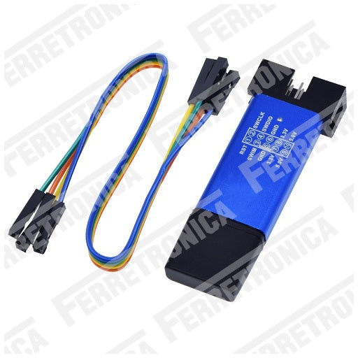 Modulo Programador ST LINK V2 Mini para STM8  STM32 Emulador ST-LINK Simulador de descarga STLINK V2, Ferretrónica