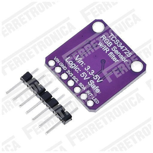 Modulo Sensor de Color TCS34725 TCS 34725, Ferretrónica