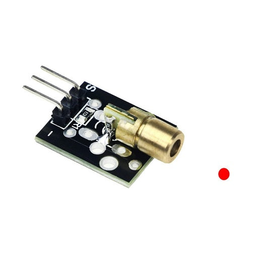 Modulo Laser en Punto 6mm - 5V - 5mW - 650nm Color Rojo, Ferretronica