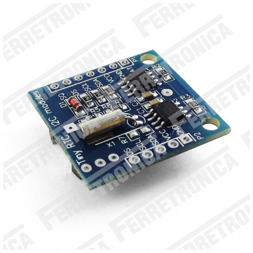 Módulo RTC reloj i2c DS1307, ferretrónica