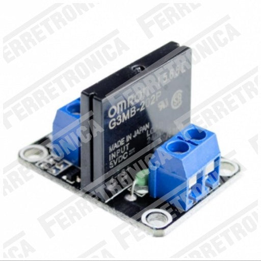 Modulo Relay de estado solido de 1 Canal - Modulo Rele para Arduino 5V, ferretrónica