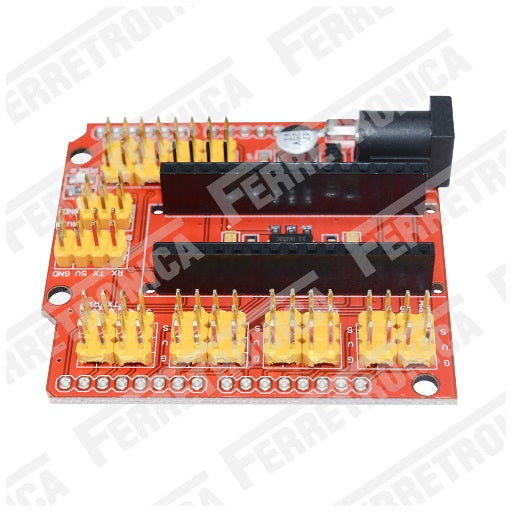 Modulo Shield Sensor Arduino Nano Expansion de Pines Entrada y Salida, Ferretrónica