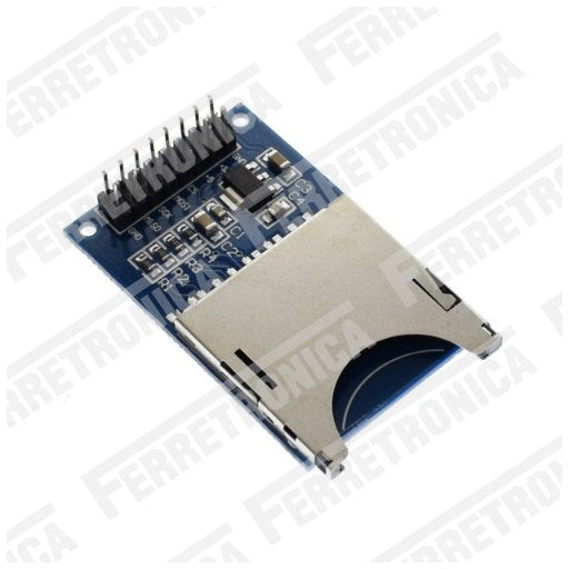 Modulo SD Lectura y Escritura Tarjeta de Memoria SD SPI, Ferretrónica
