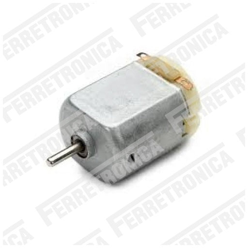 Motor DC apto para pequeños proyectos caseros y robotica, ferretrónica